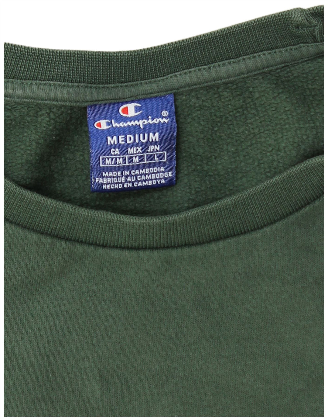 CHAMPION Grafisk sweatshirt til mænd mellem grøn