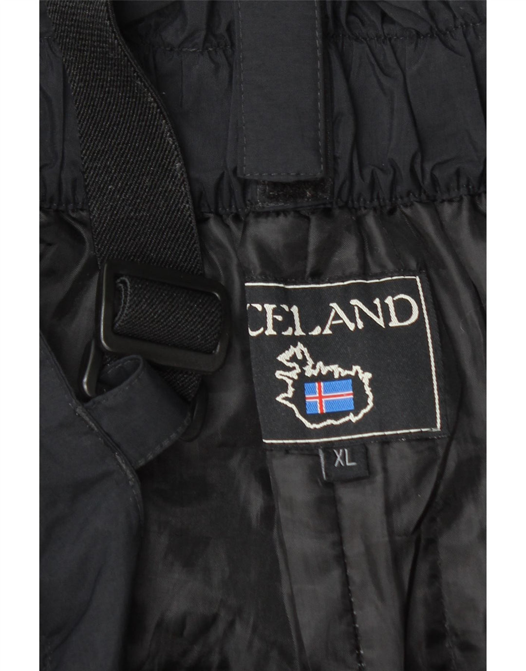 Island Herre Dungarees Skibukser XL Sort Nylon
