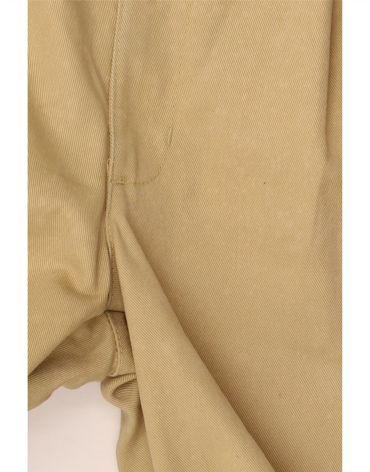 DOCKERS Herre Pegged Chino Bukser W32 L30 Beige Bomuld