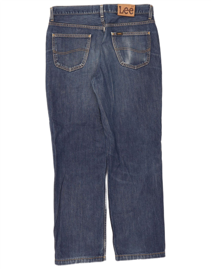 Lee Herre Chicago Straight Jeans W36 L31 Blå Bomuld