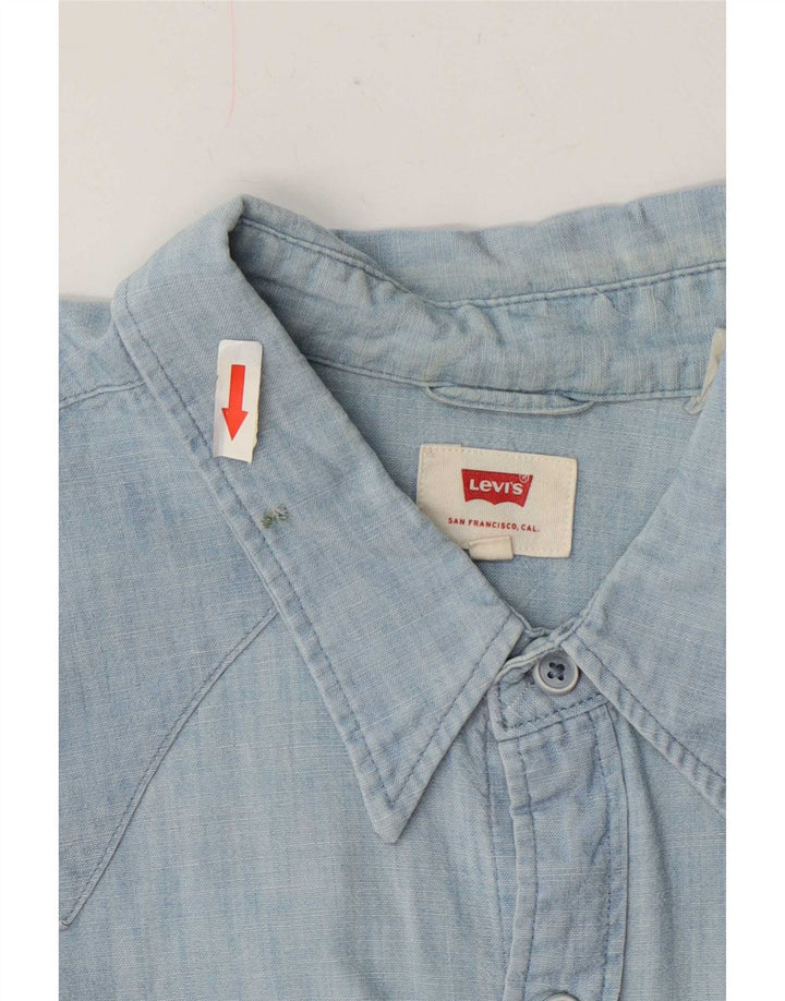 Levi's herreskjorte stor blå