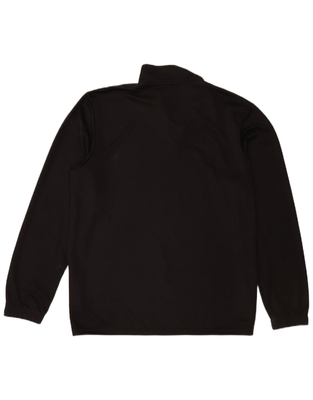 Adidas Herre Climalite Pullover med lynlås-hals Træningsdragt Top XL Sort Polyester