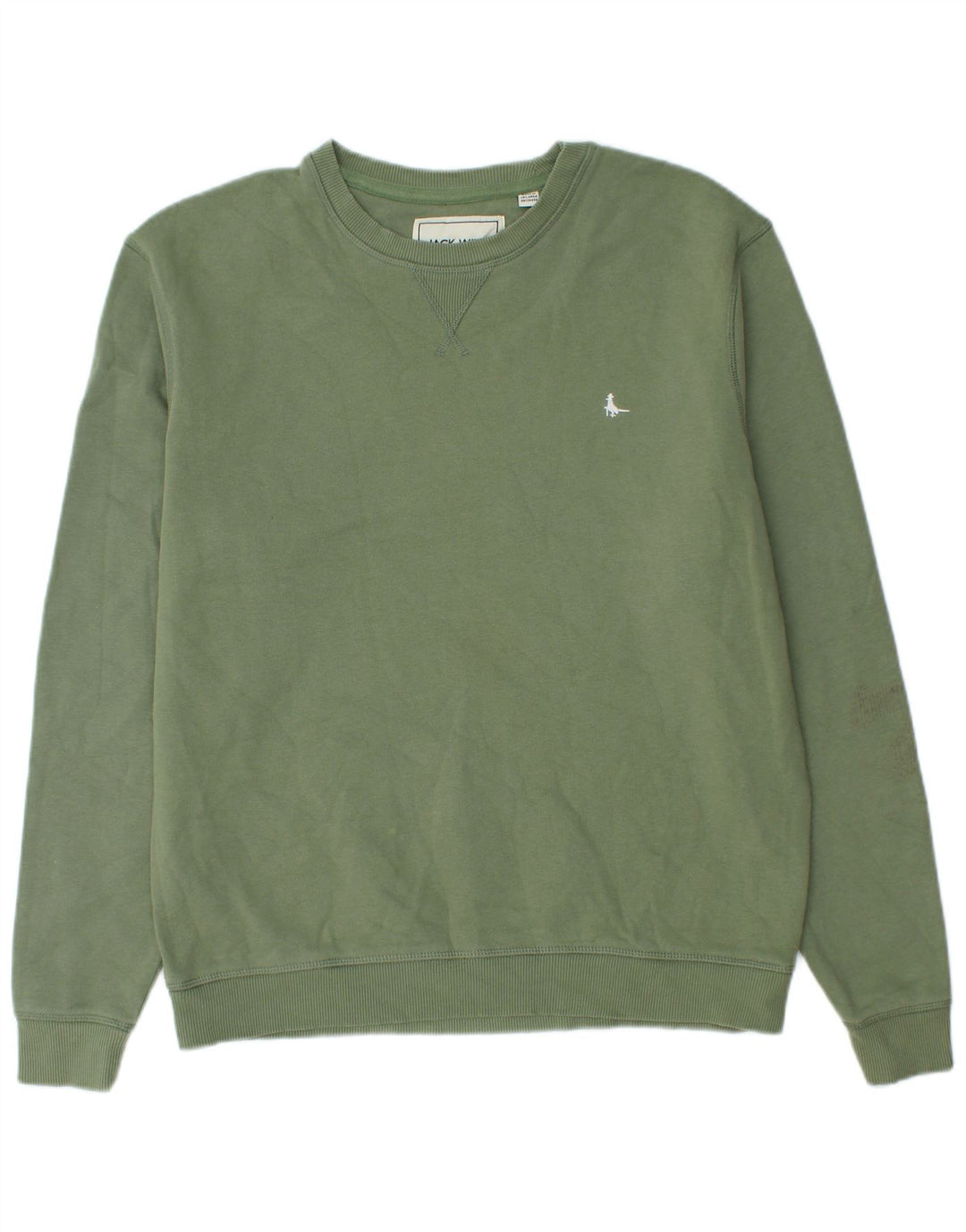 Jack Wills Herre Sweatshirt Jumper Medium Grøn Bomuld