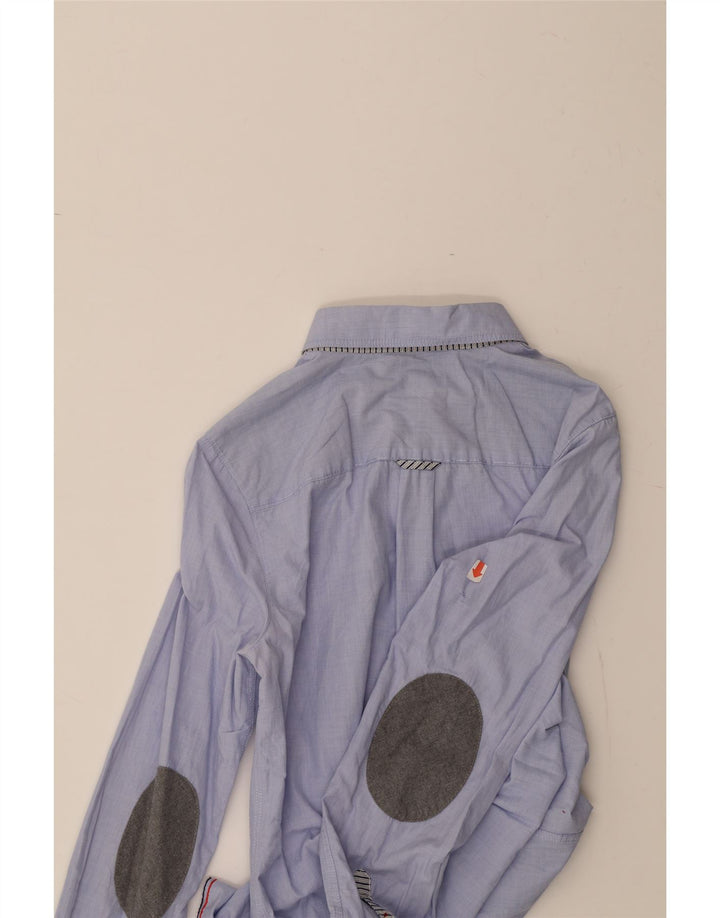 TOMMY HILFIGER Womens Regular Fit Shirt US 8 Medium Blue Cotton Vintage Tommy Hilfiger and Second-Hand Tommy Hilfiger from Messina Hembry 