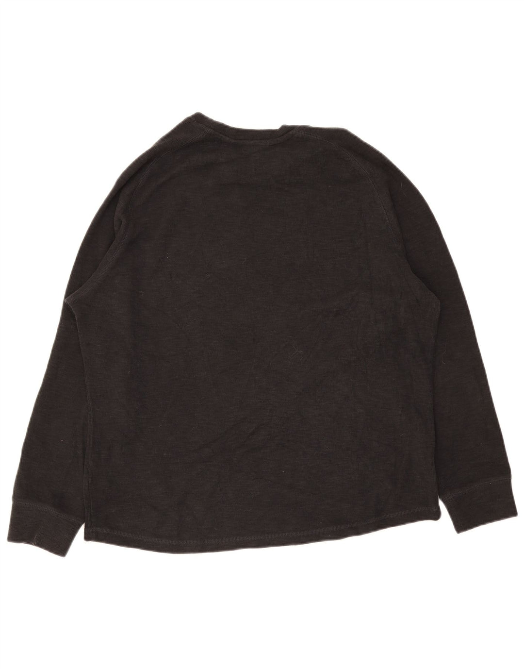 Eddie Bauer Herre Top Langærmet XL Sort Bomuld