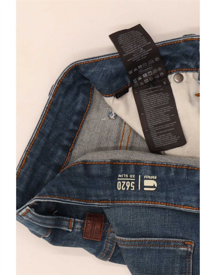 G-Star Herre 3D Arc Slim Jeans W28 L32 Blå Bomuld