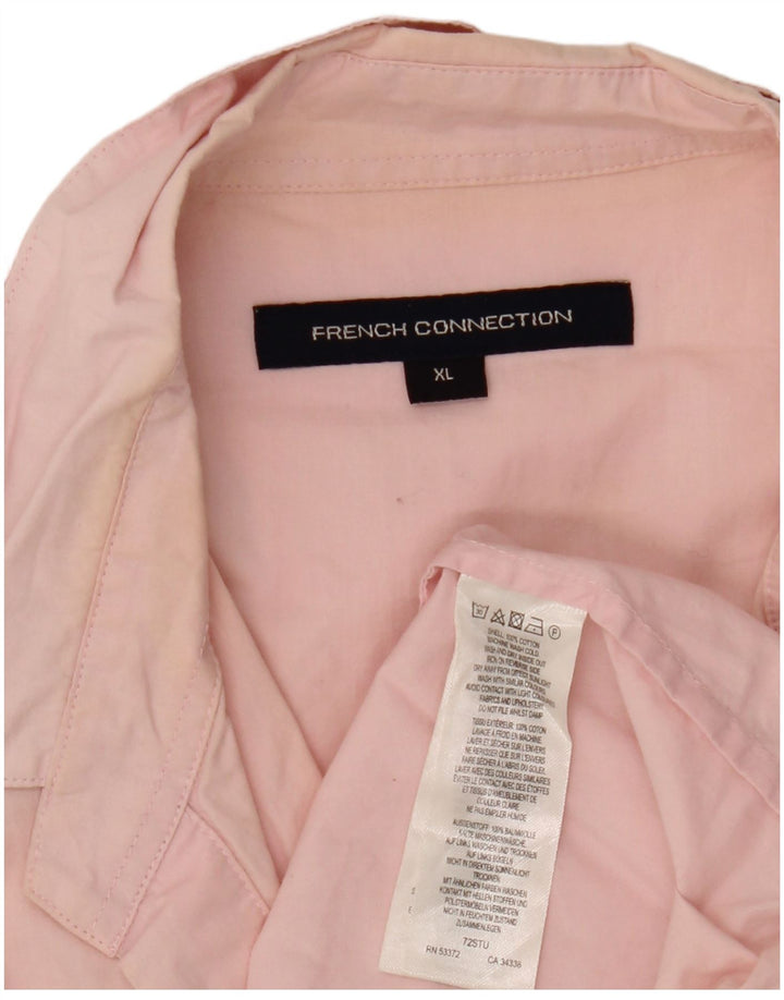 French Connection Dame Ærmeløs Oversized bluse Top UK 18 XL Pink