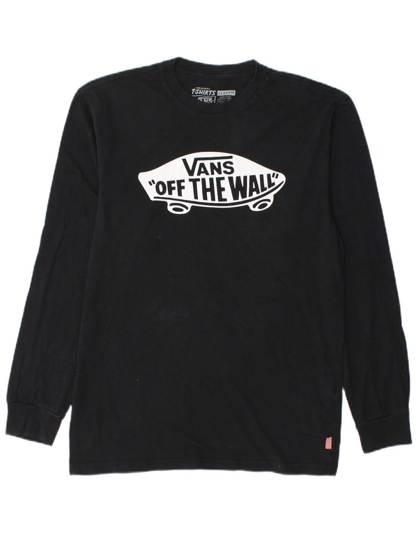 VANS Herre Classic Fit Grafisk Top Langærmet Medium Sort Bomuld