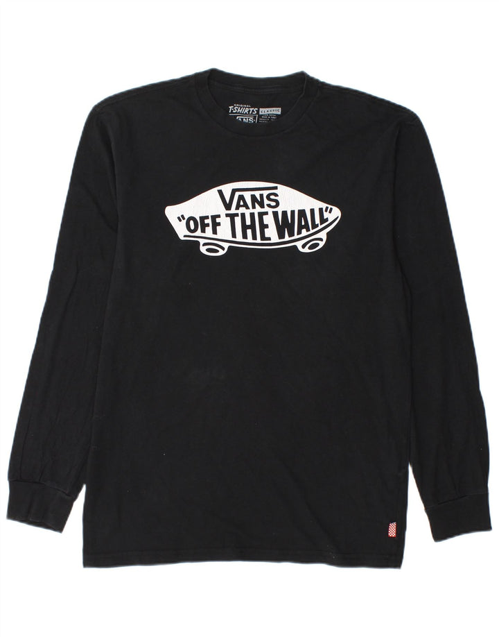 VANS Herre Classic Fit Grafisk Top Langærmet Medium Sort Bomuld