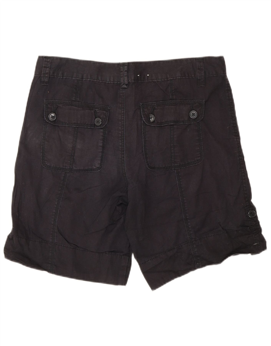CALVIN KLEIN Dame Cargo Shorts US 6 Medium W30 Sort Bomuld