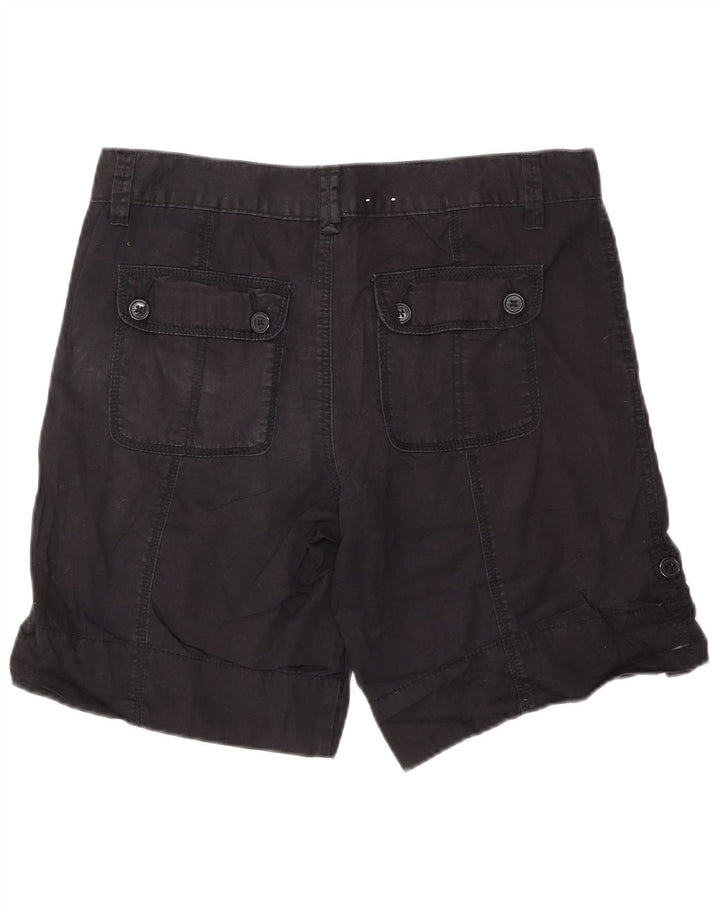 CALVIN KLEIN Dame Cargo Shorts US 6 Medium W30 Sort Bomuld
