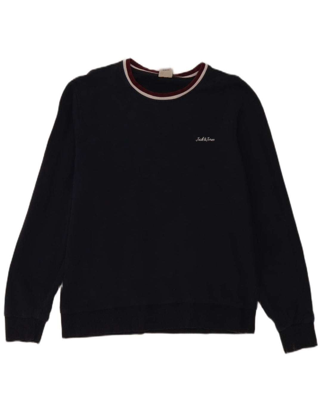 Jack & Jones Sweatshirt til mænd Stor marineblå bomuld