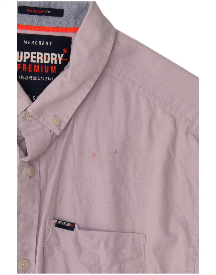 Superdry herre Regular Fit skjorte, lille pink