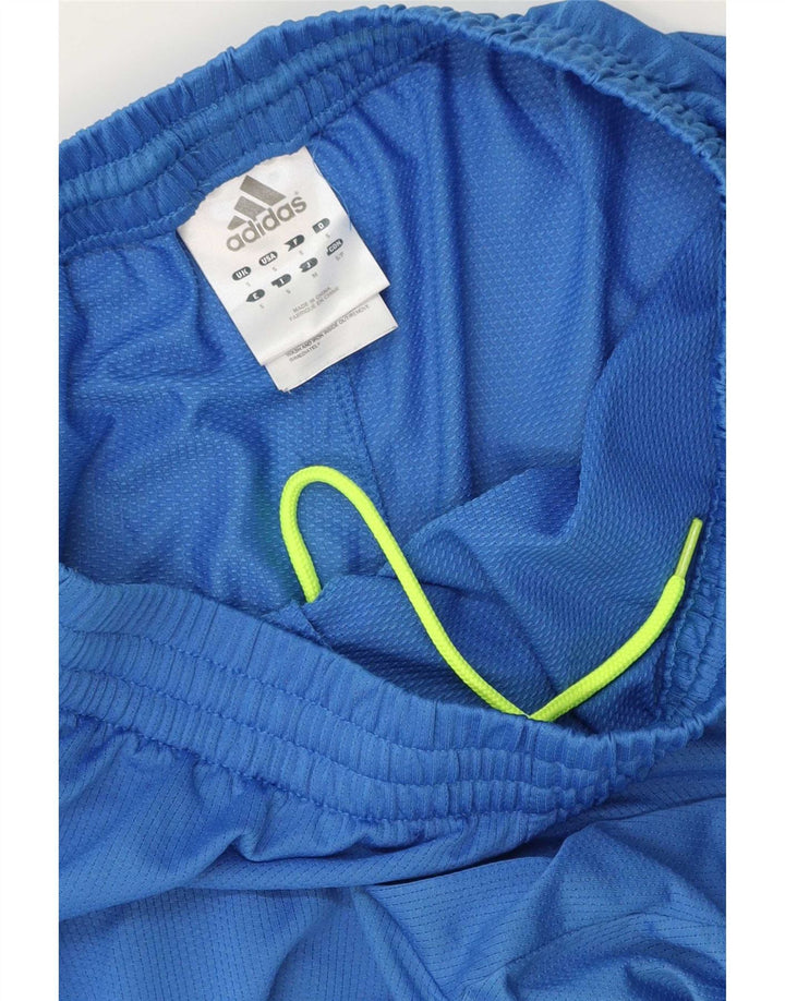 Adidas Herre grafiske sportsshorts Små blå polyester
