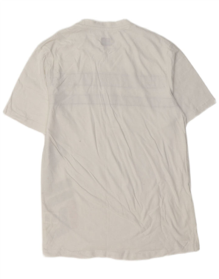 FILA Herre grafisk T-shirt top mellem hvid stribet bomuld