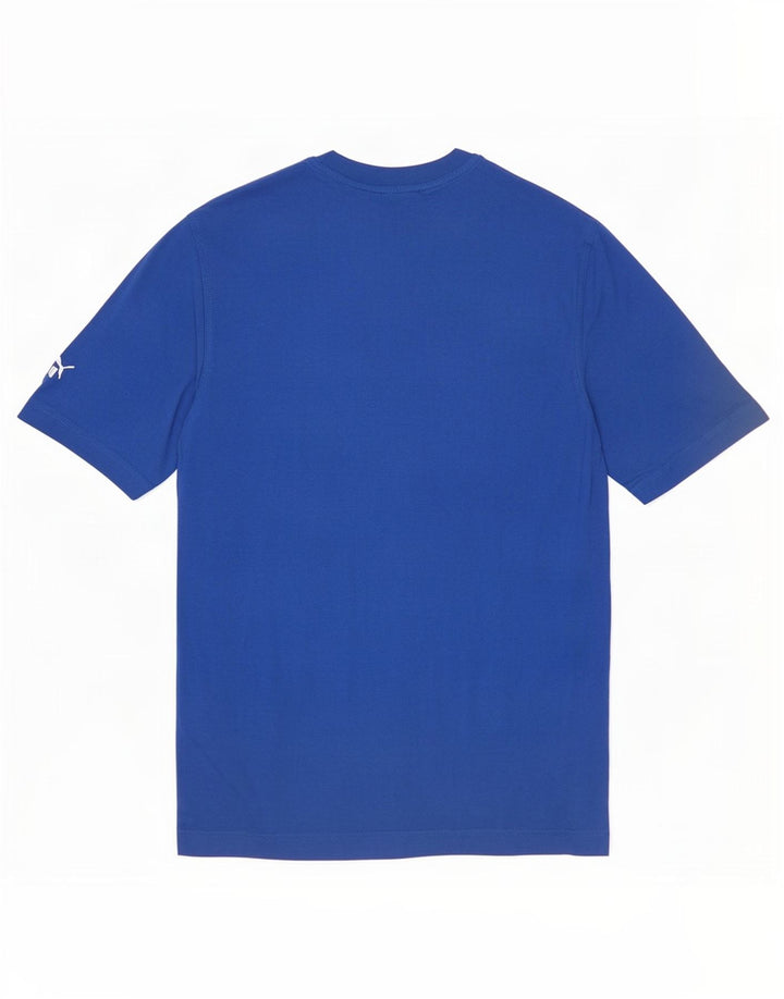 Puma Herre T-Shirt Top XS Blå Bomuld