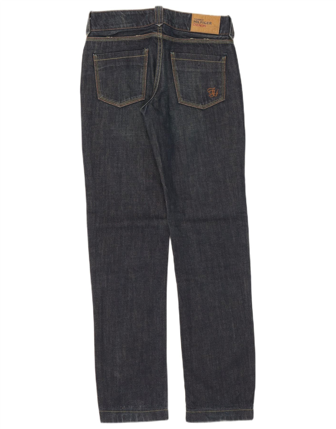 Tommy Hilfiger lige jeans til kvinder W27 L34 blå bomuld