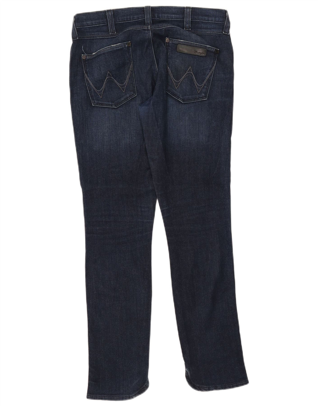Wrangler Dame Stokes Slim Jeans W30 L32 Marineblå Bomuld