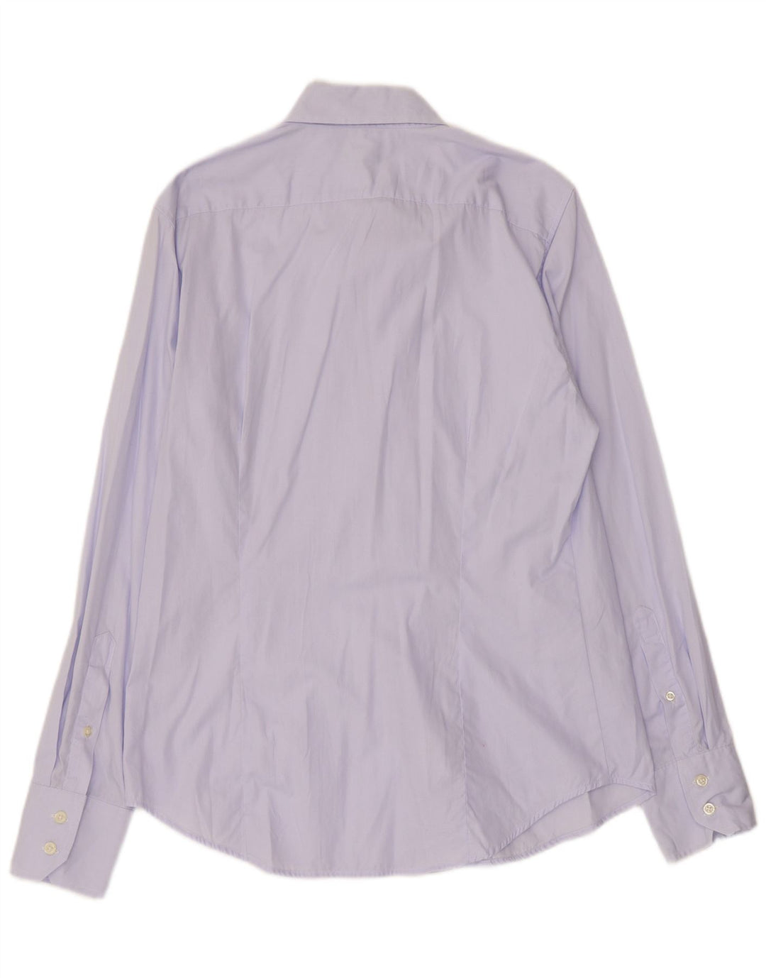 BENETTON Herreskjorte Stor lilla bomuld