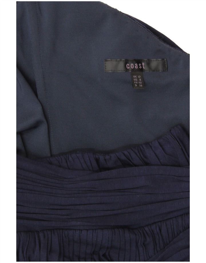 Coast Dame Maxi Halter Dress UK 12 Medium Navy Blue