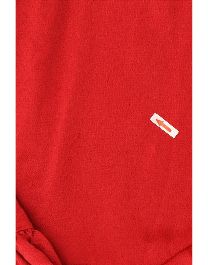 Michael Kors Dame One Shoulder Kjole US 2 XS Rød Polyester