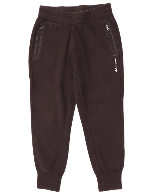 Champion Womens træningsdragt Bukser Joggers UK 8 Small Black Bomuld