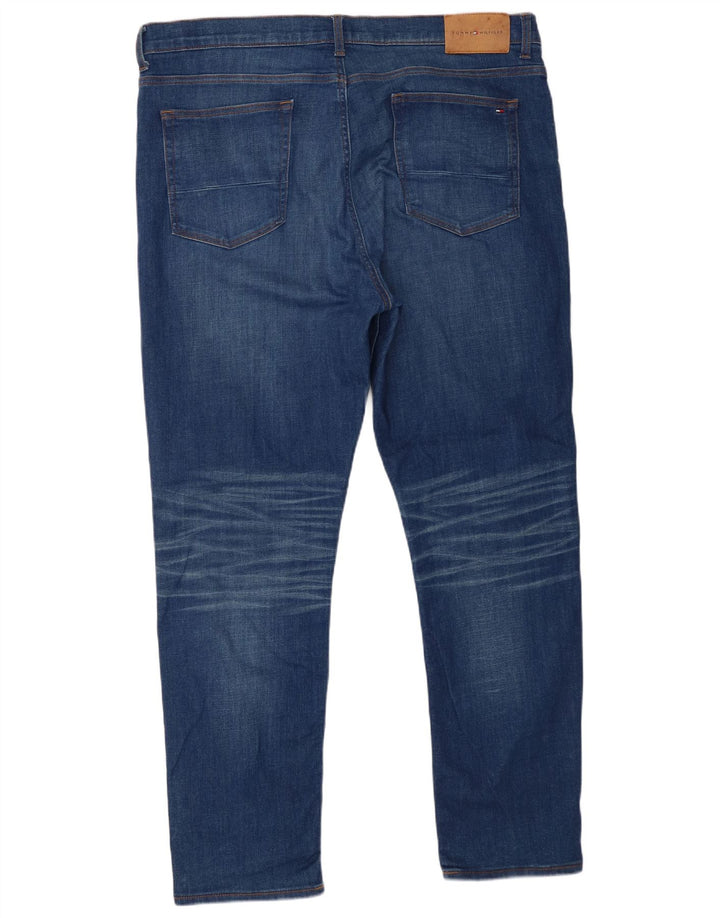 Tommy Hilfiger Herre Bleecker Slim Jeans W40 L32 Blå Bomuld