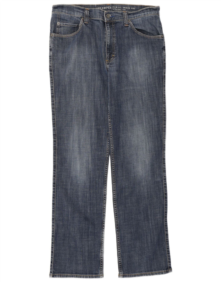 Mustang Herre Tramper Slim Fit Straight Jeans W34 L32 Blå