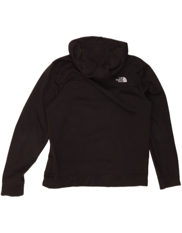 The North Face Herre Zip Neck Hoodie Jumper Large Sort Polyester