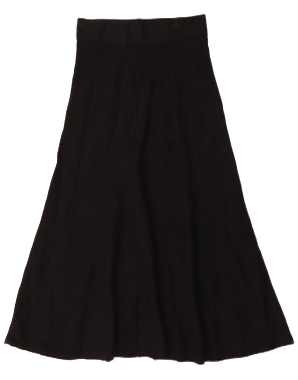Marks & Spencer Dame A-Line nederdel med høj talje UK 10 Small W26 Sort