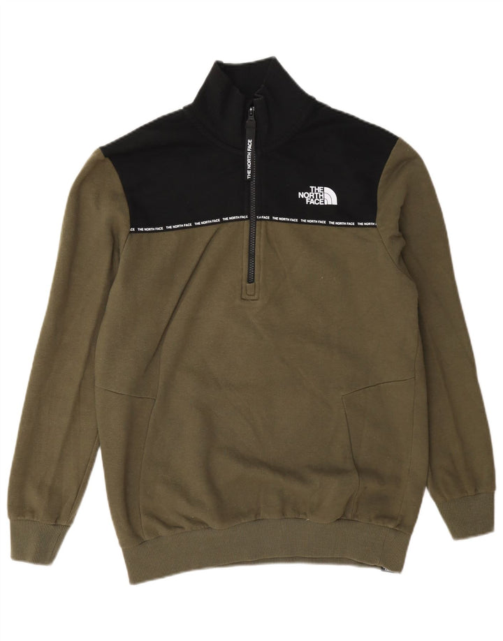 The North Face Dame Oversized Sweatshirt Jumper UK 10 Small Khaki