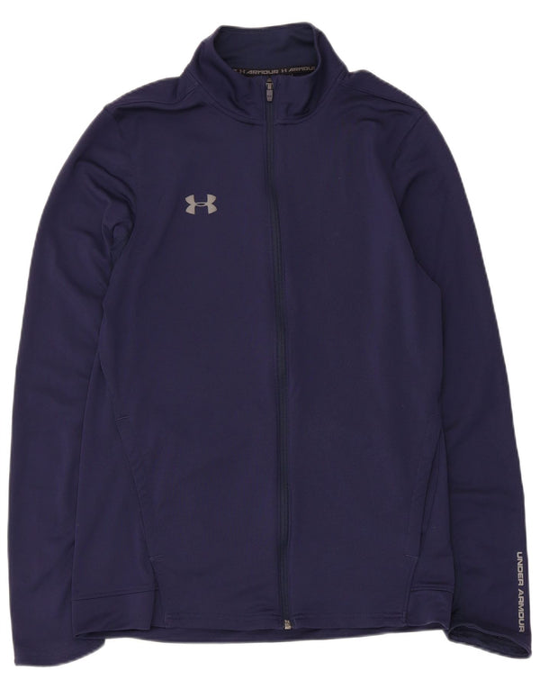 Under Armour Dame træningsdragt Topjakke UK 12 Medium Navy Blue Polyester
