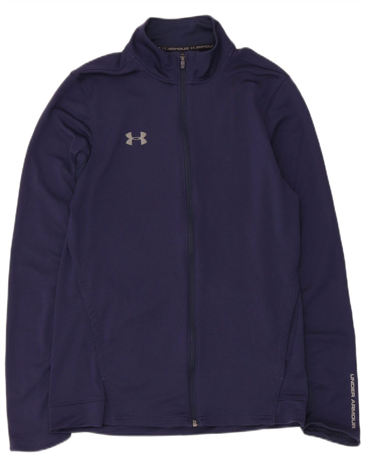Under Armour Dame træningsdragt Topjakke UK 12 Medium Navy Blue Polyester