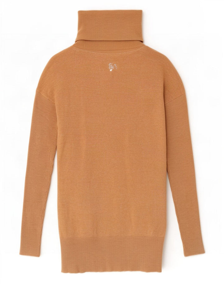Guess By Marciano Dame Rullehals sweater UK 14 Medium Brun