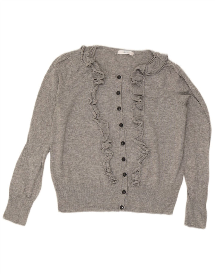 Marks & Spencer dame cardigan sweater UK 10 Small Grey Flecked