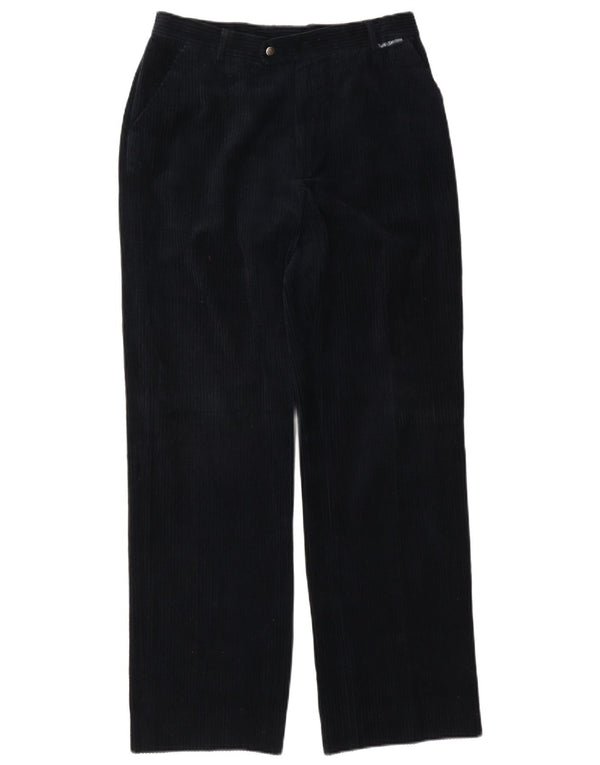 Sergio Tacchini Herre Corduroy Bukser IT 50 Large W32 L32 Marineblå