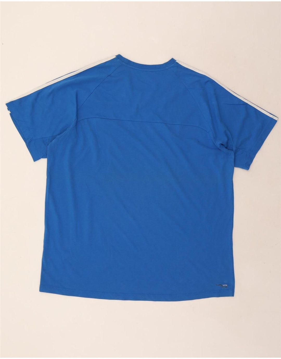 Adidas Herre T-Shirt Top 2XL Blå Bomuld