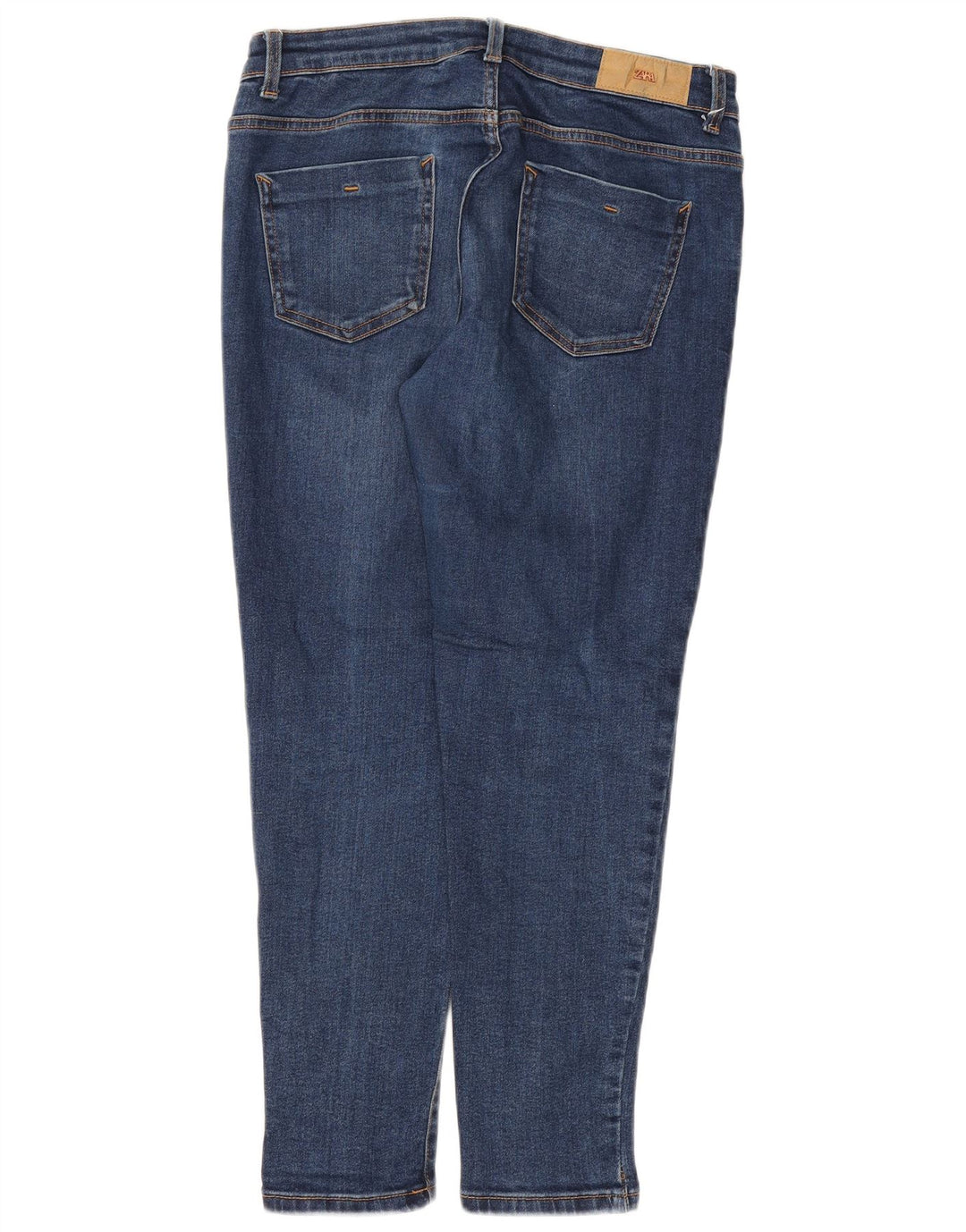 Zara Dame Slim Jeans EU 40 Medium W30 L27 Blå