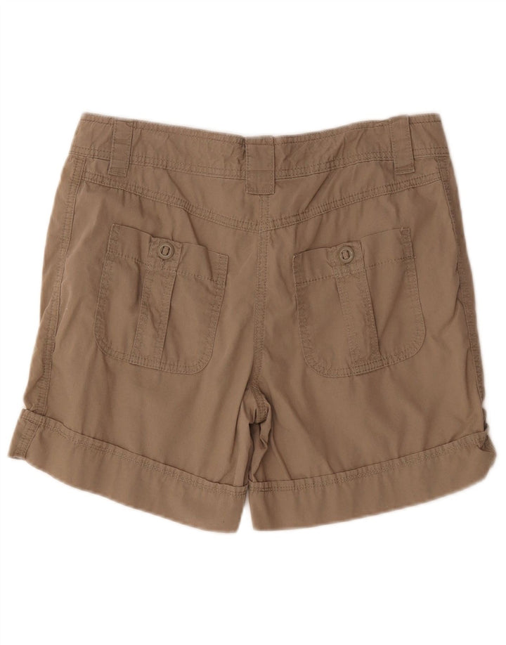 Marks & Spencer Cargo Shorts til kvinder UK 12 Medium W32 Khaki Bomuld