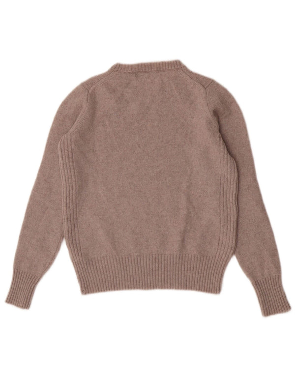 Marks & Spencer Womens Petite Jumper Sweater UK 10 Small Beige