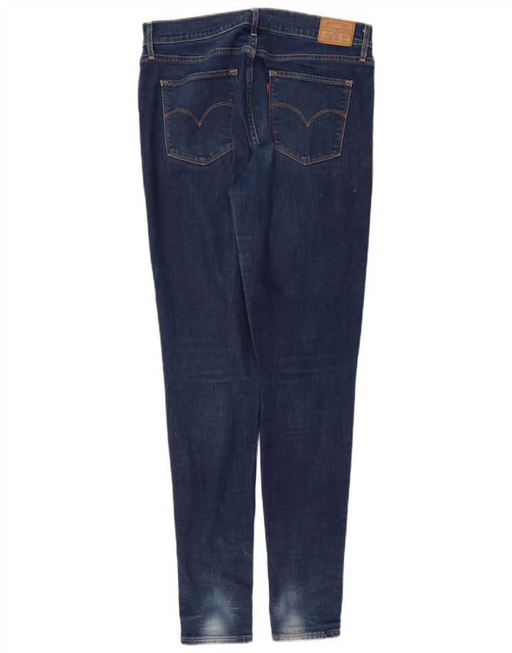 LEVI'S Dame 720 Skinny Jeans W30 L32 Marineblå Bomuld