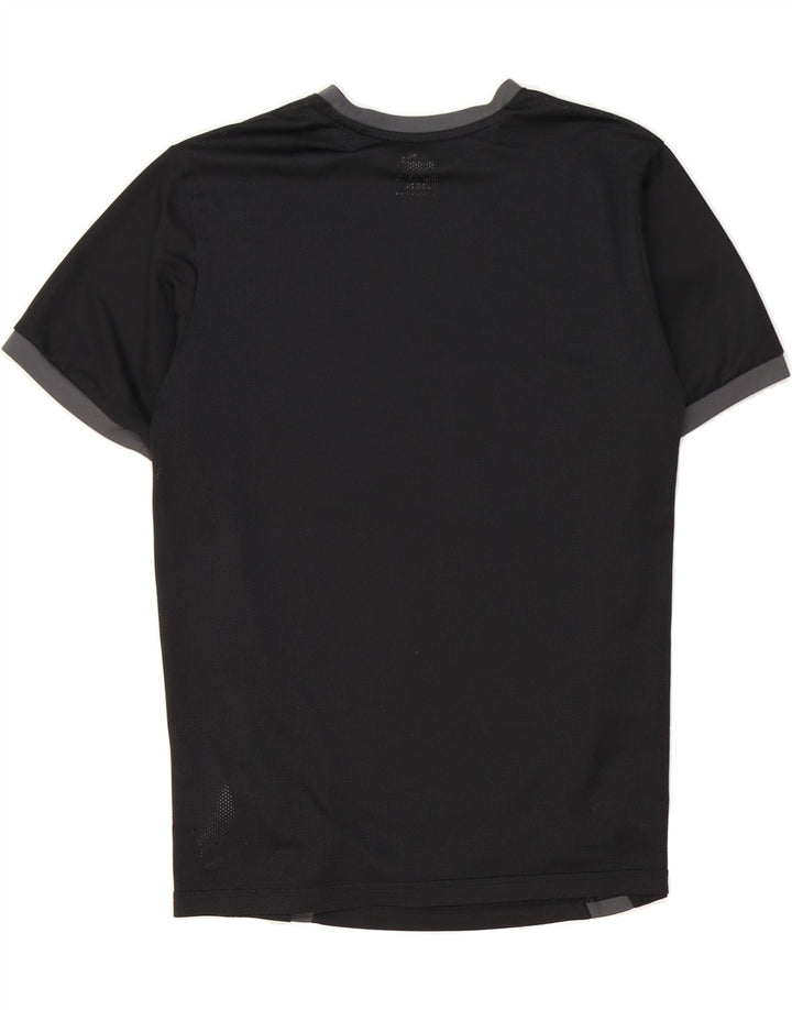 PUMA Boys T-Shirt Top 15-16 Years 2XL Black Colourblock Polyester Vintage Puma and Second-Hand Puma from Messina Hembry 