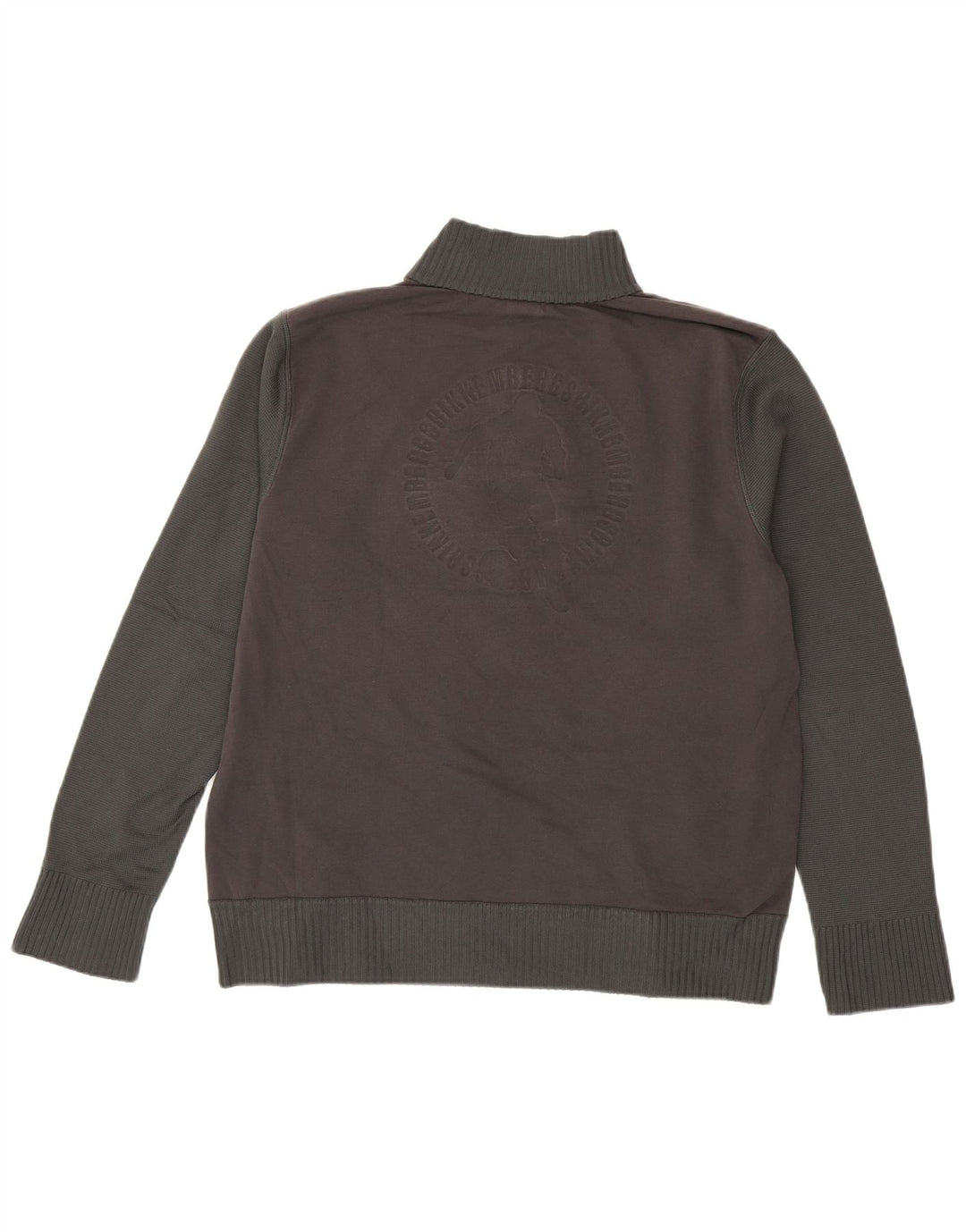 Bikkembergs Herre Zip Neck Jumper Sweater XL Grå