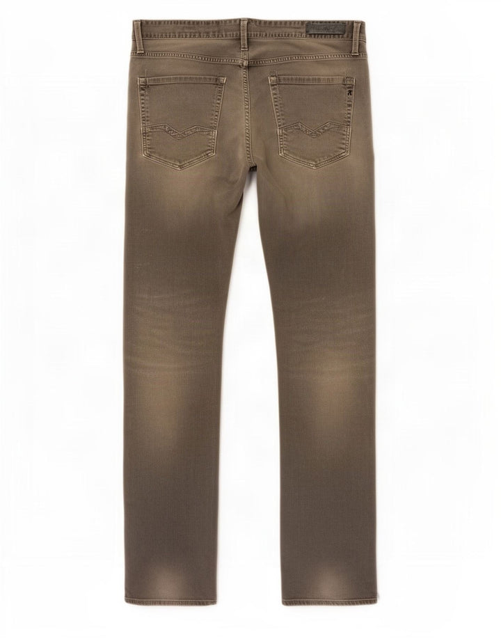 Replay Herre Waitom Slim Jeans W36 L36 Grå Bomuld