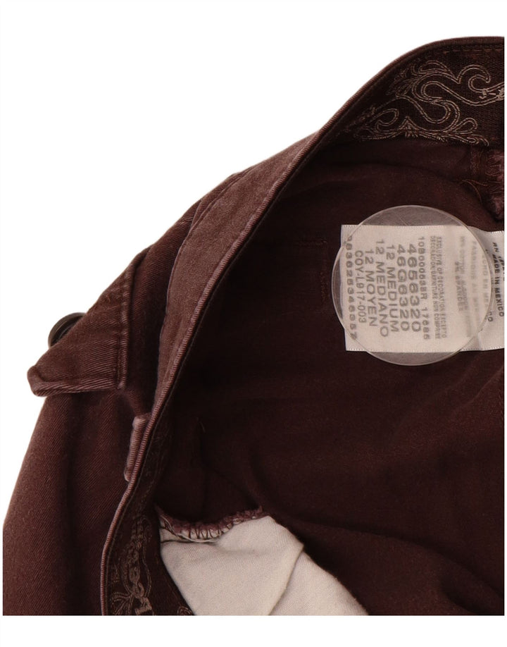 LEE Lige Casual Bukser til kvinder US 12 Large W32 L31 Brun Bomuld