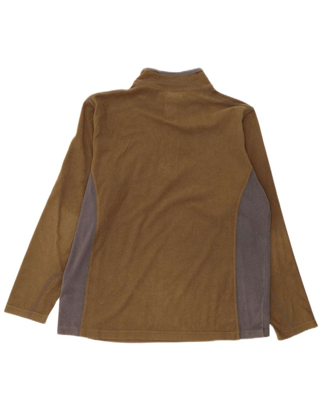 Columbia Herre lynlås hals Fleece Jumper Stor Khaki Colourblock Polyester