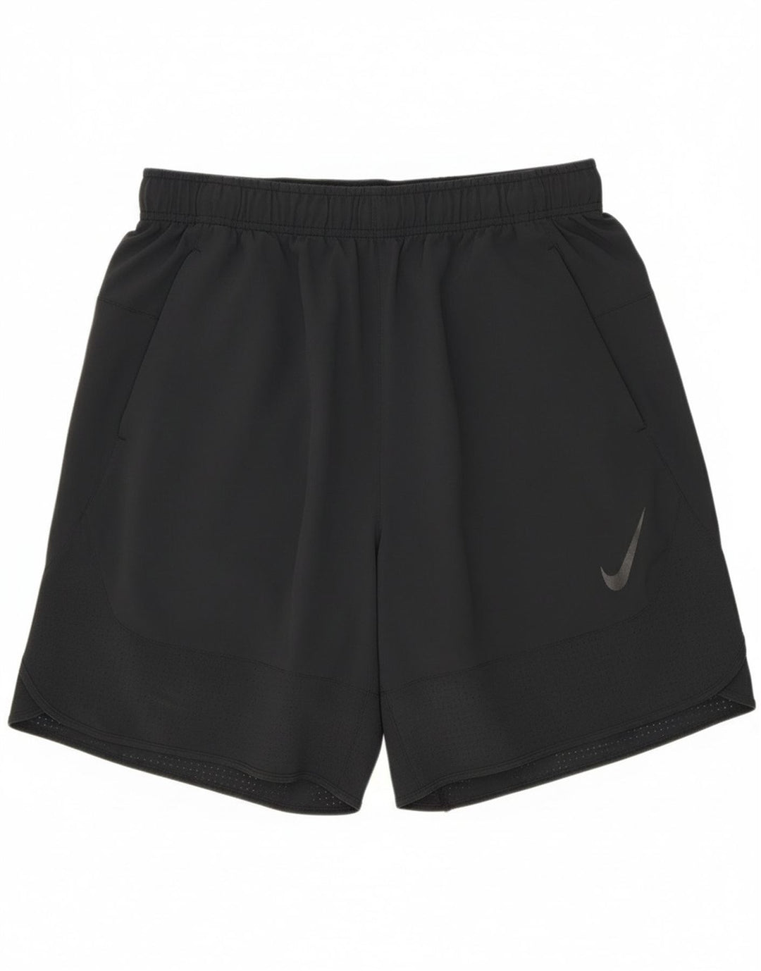 Nike Herre Dri Fit sportsshorts, store sorte polyester