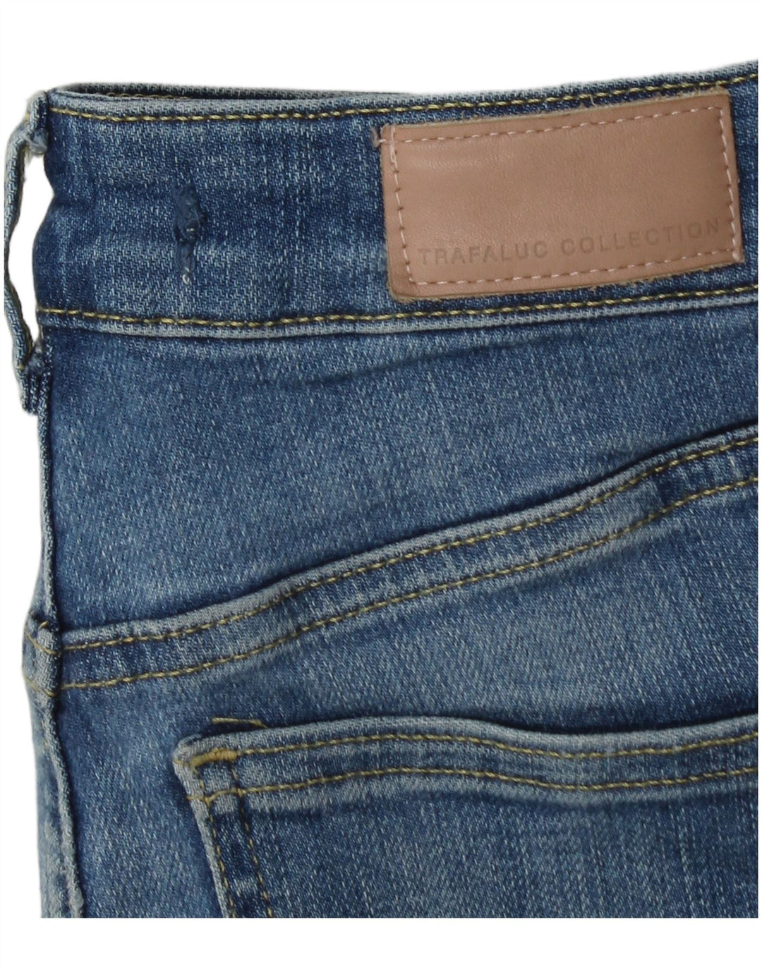 Zara Dame Distressed Skinny Jeans W26 L26 Blå