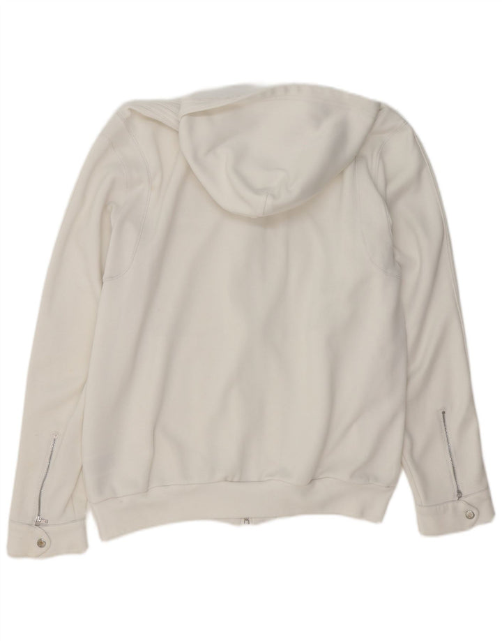 Adidas Hættetrøje med lynlås til mænd XL Hvid Polyester