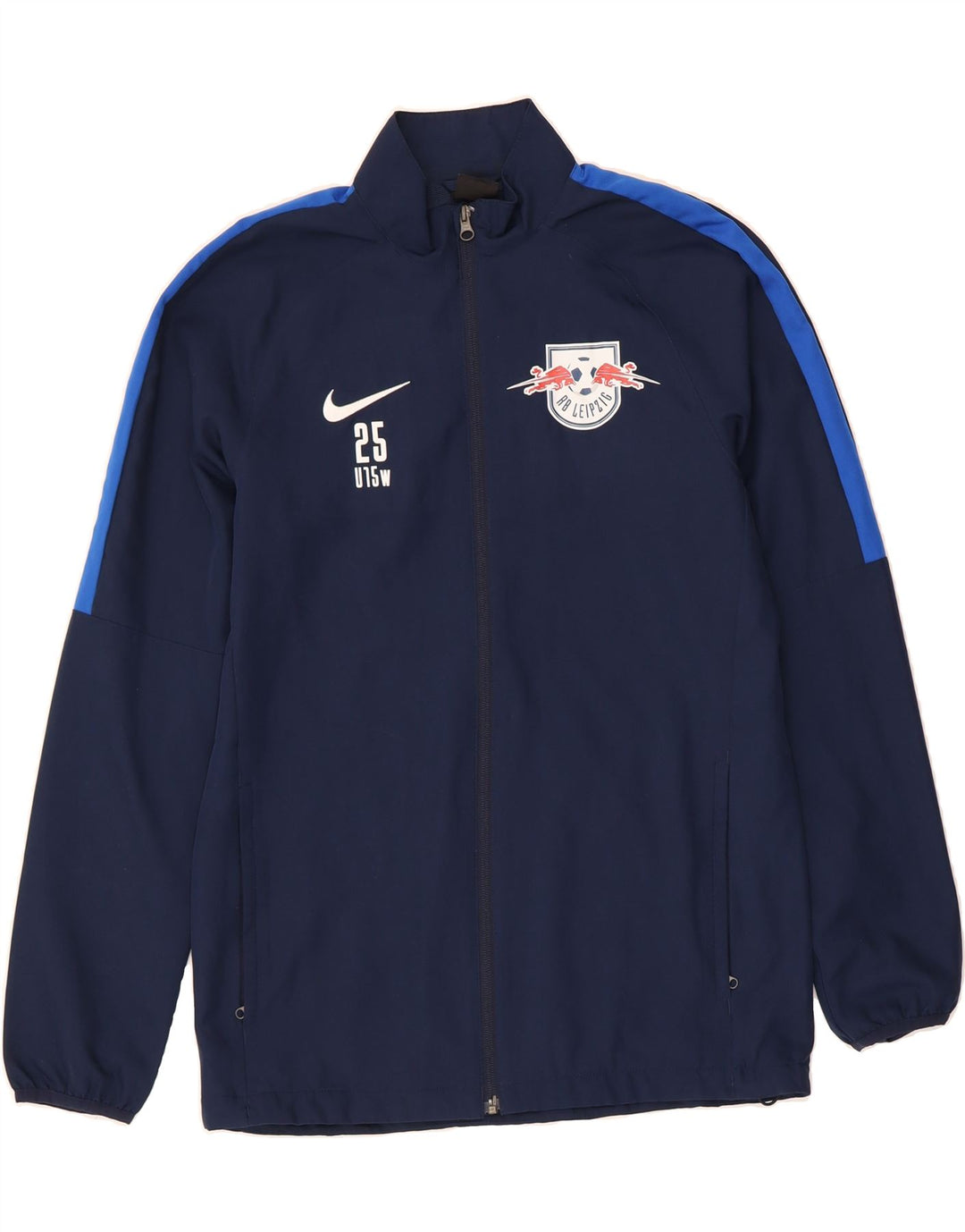 ADIDAS Mens RB Leipzig Tracksuit Top Jacket Medium Navy Blue Polyester Vintage Adidas and Second-Hand Adidas from Messina Hembry 